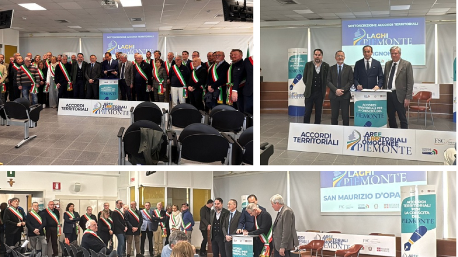 Firmati in Provincia gli accordi per oltre 9 milioni di euro a Laghi e Ossola